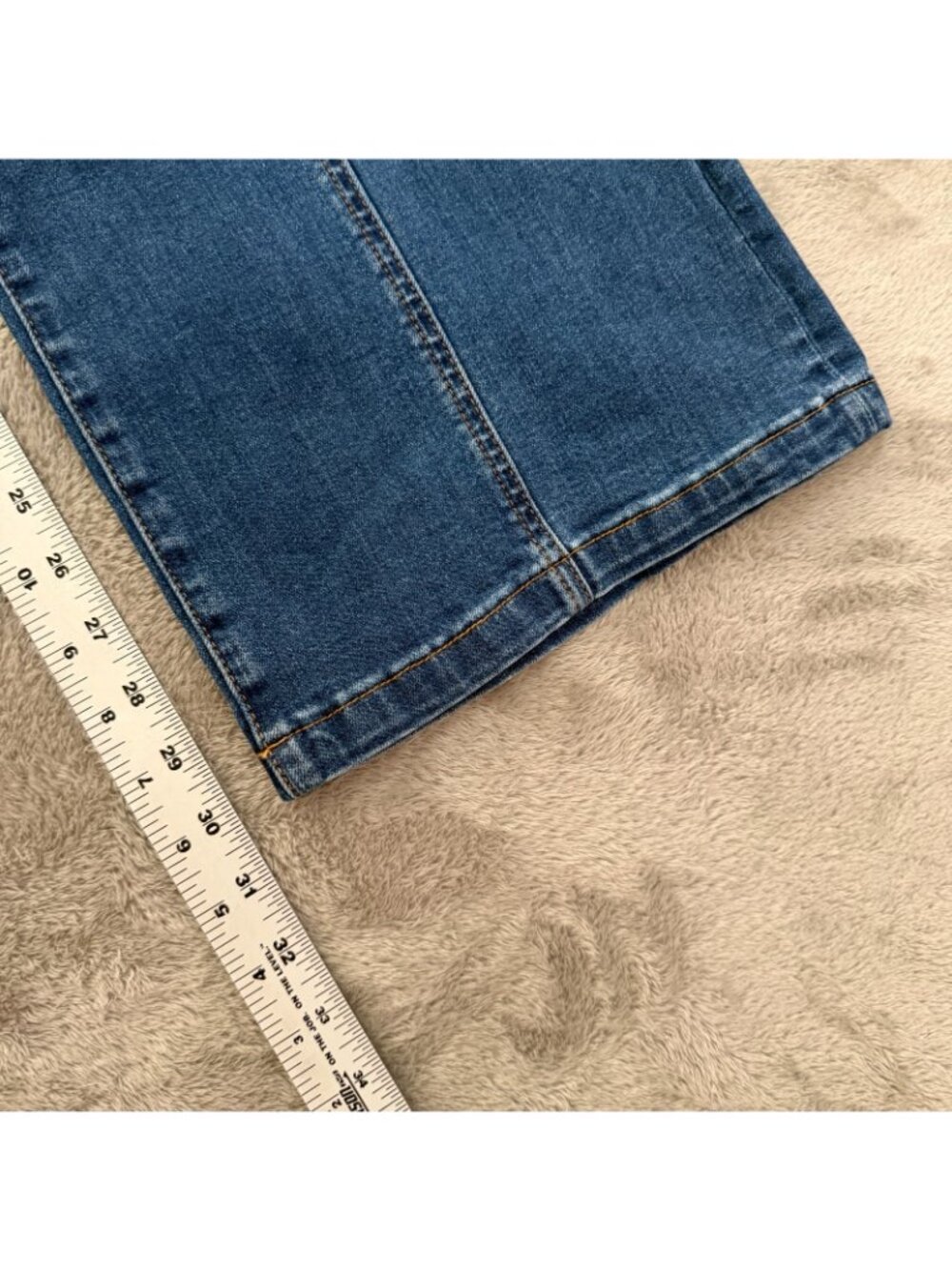 Kut From The Kloth Jean Wide Leg Jeans High Rise Womens 8 Seamed Full Length - Picture 7 of 8